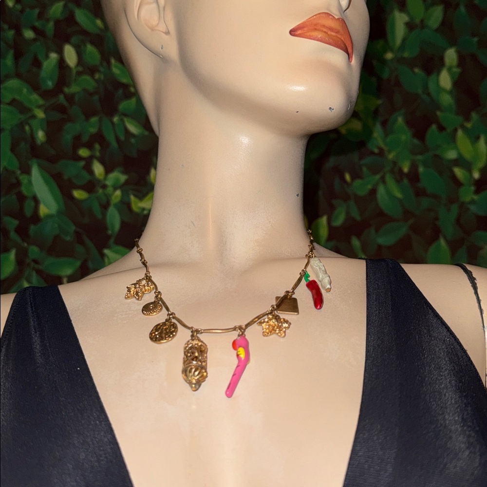 Zara Hot Pepper Charm Necklace - Picture 4 of 16